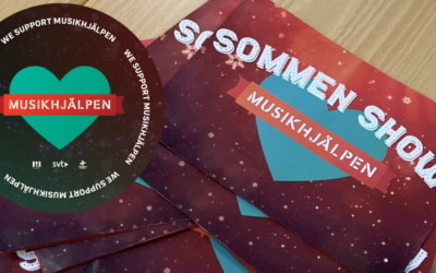 Julbazaar och livesändning för Musikhjälpen