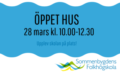 Öppet hus 28 mars
